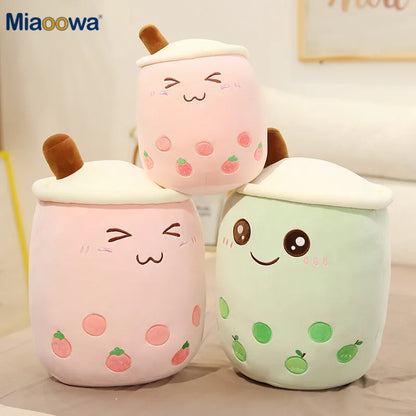 Fruit Bubble Tea Cup Pillows