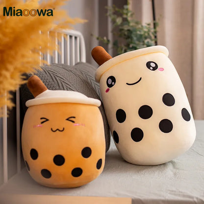 Fruit Bubble Tea Cup Pillows